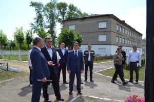 Солтүстік Қазақстан облысының әкімі Ғ.Т. Нұрмұхамбетов Айыртау ауданына жұмыс сапары барысында “Айыртау ауданы Саумалкөл ауылының агротехникалық колледжі